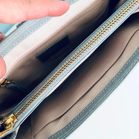 Margot New York Mia Slate Blue Crossbody/Wristlet - Picture 5 of 7